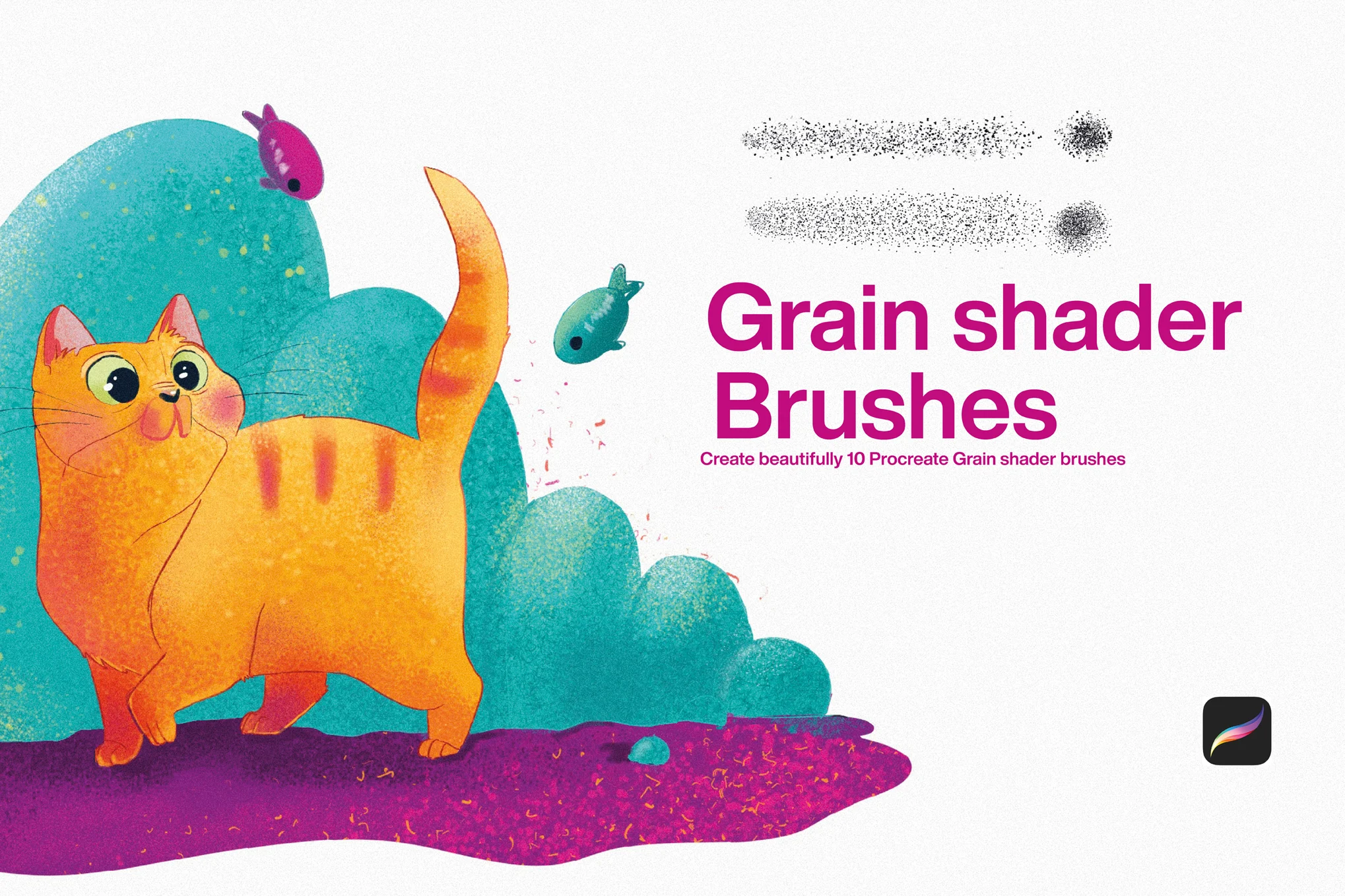 Grain Shader Brushes Procreate