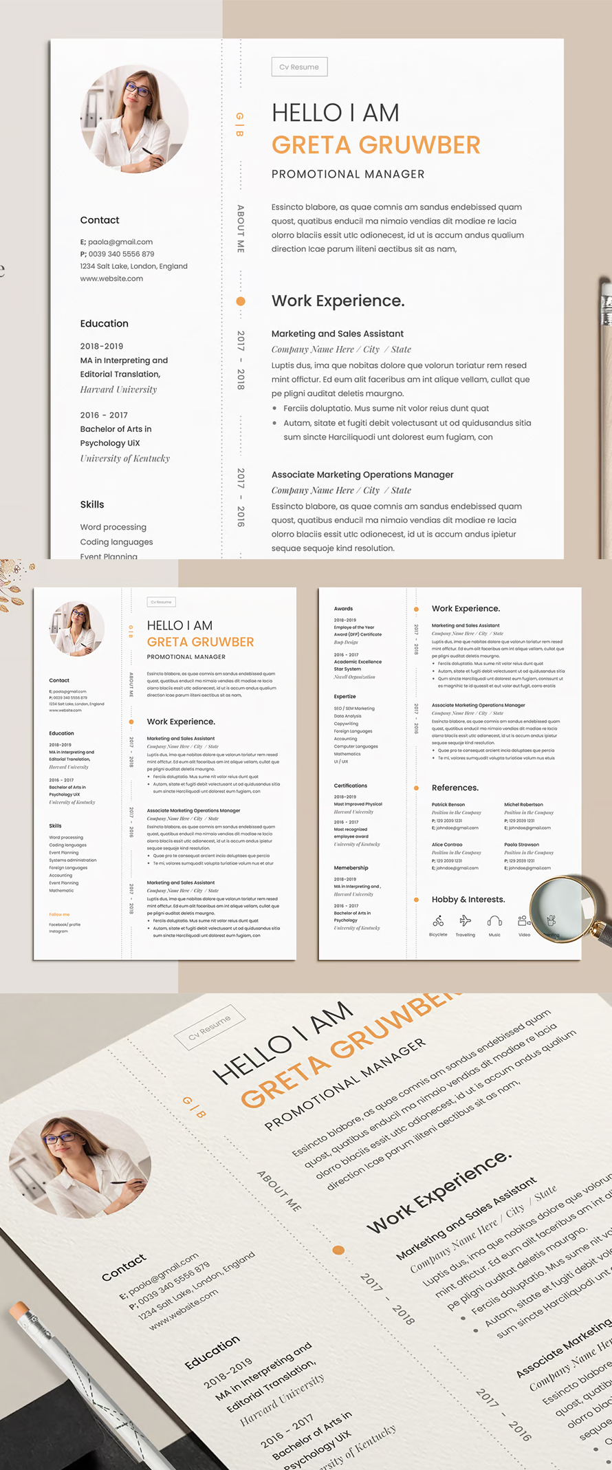 Elegant Professional Resume Template