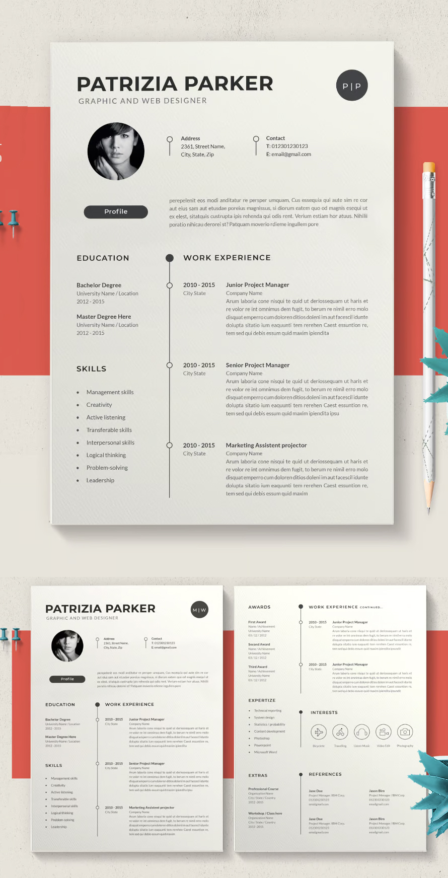 Patrizia Resume Template