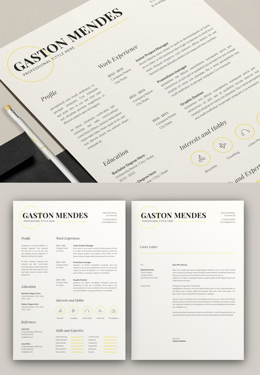 Gaston Resume and Cover Letter