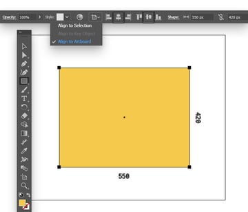 create rectangle Illustrator