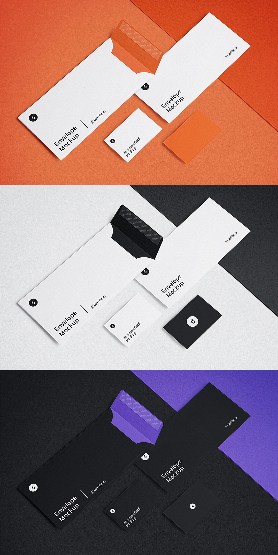 Free Envelope And Business Card Mockups