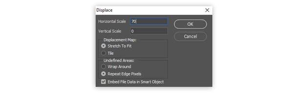 add another displacement filter