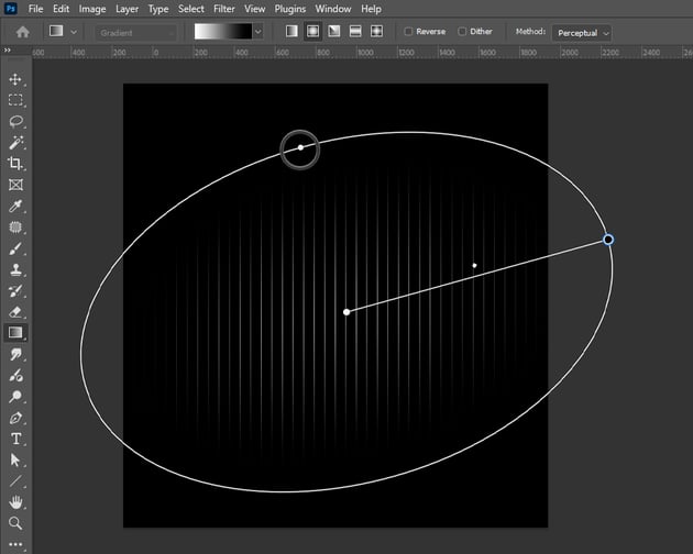 add an elliptic gradient