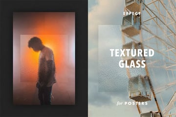 Textured Glass Effect for Posters