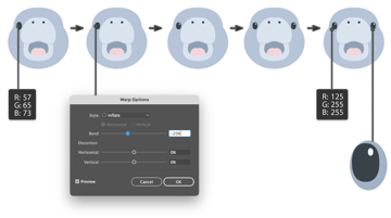 how to create the eyes