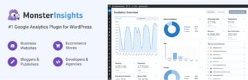 Banner image for the MonsterInsights Google Analytics plugin