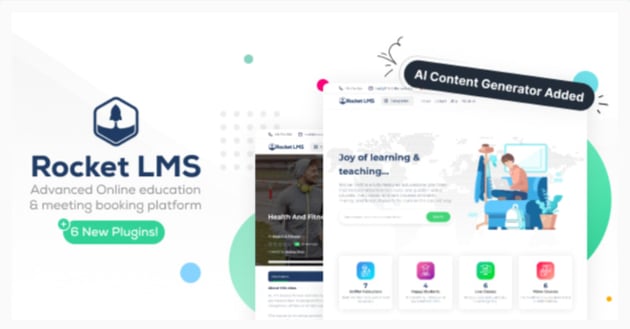 Banner image for the Rocket LMS plugin