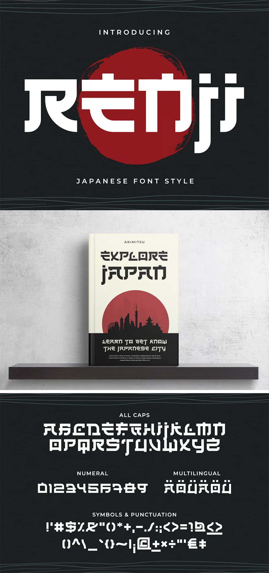 Renji Japanese Font Style