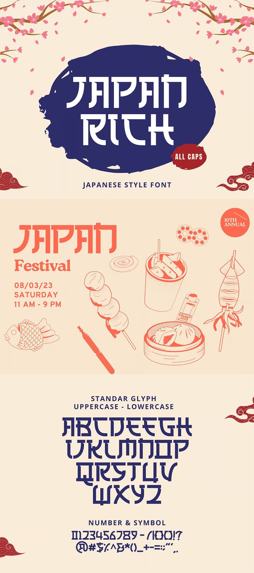 Japan Rich Japanese Font