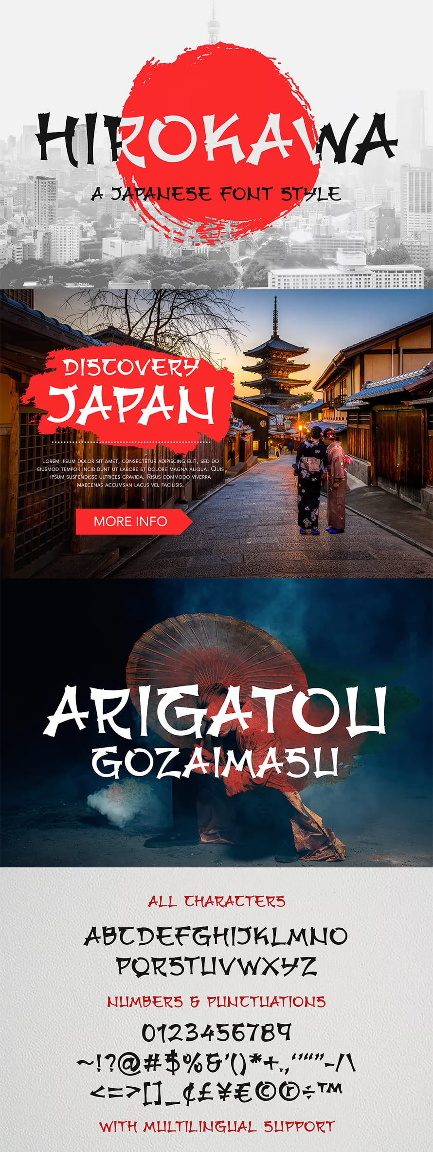 Creative Japanese Font