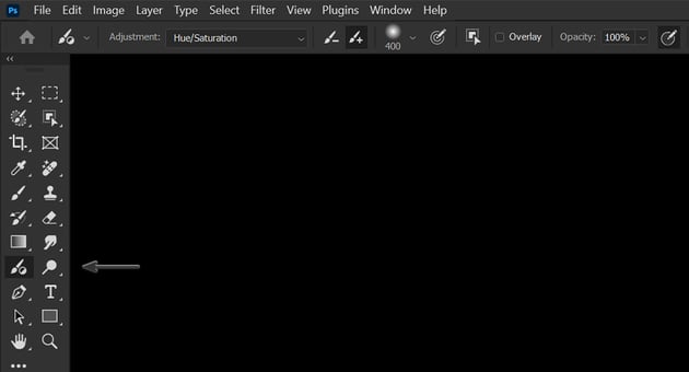 select the adjustment brush in the left hand toolbar 