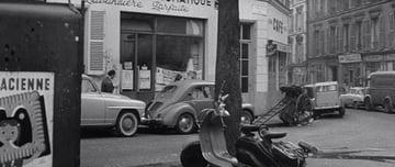 A scene from The 400 Blows, shot in Paris