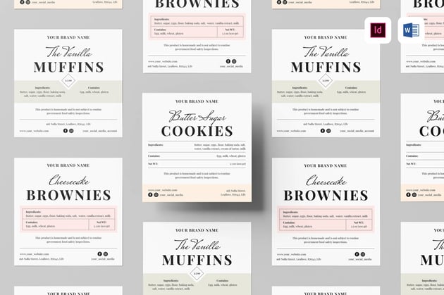 cottage food label