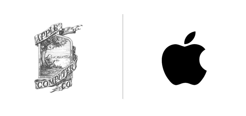 apple logo rebrand