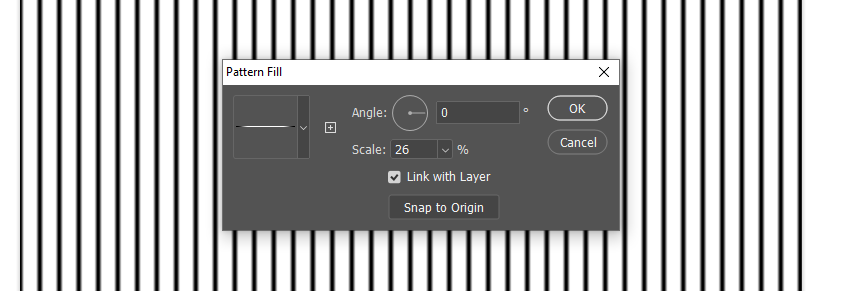 adjust pattern settings