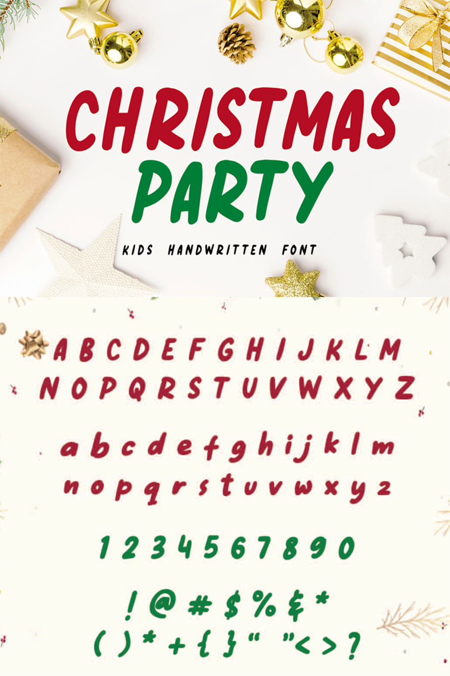 A Playful Christmas Font