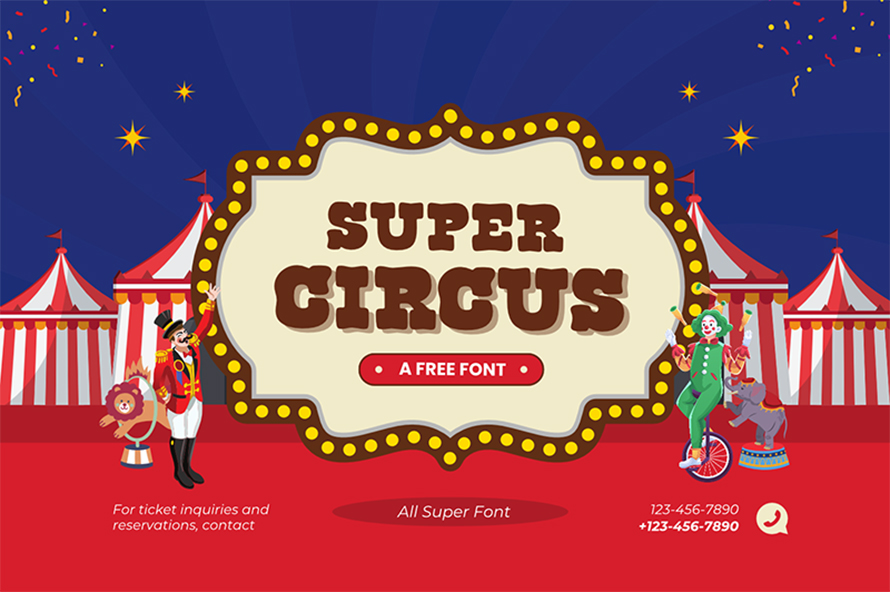 Super Circus Font