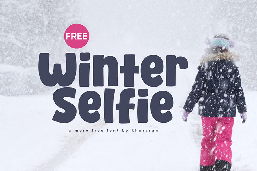 Winter Selfie Font