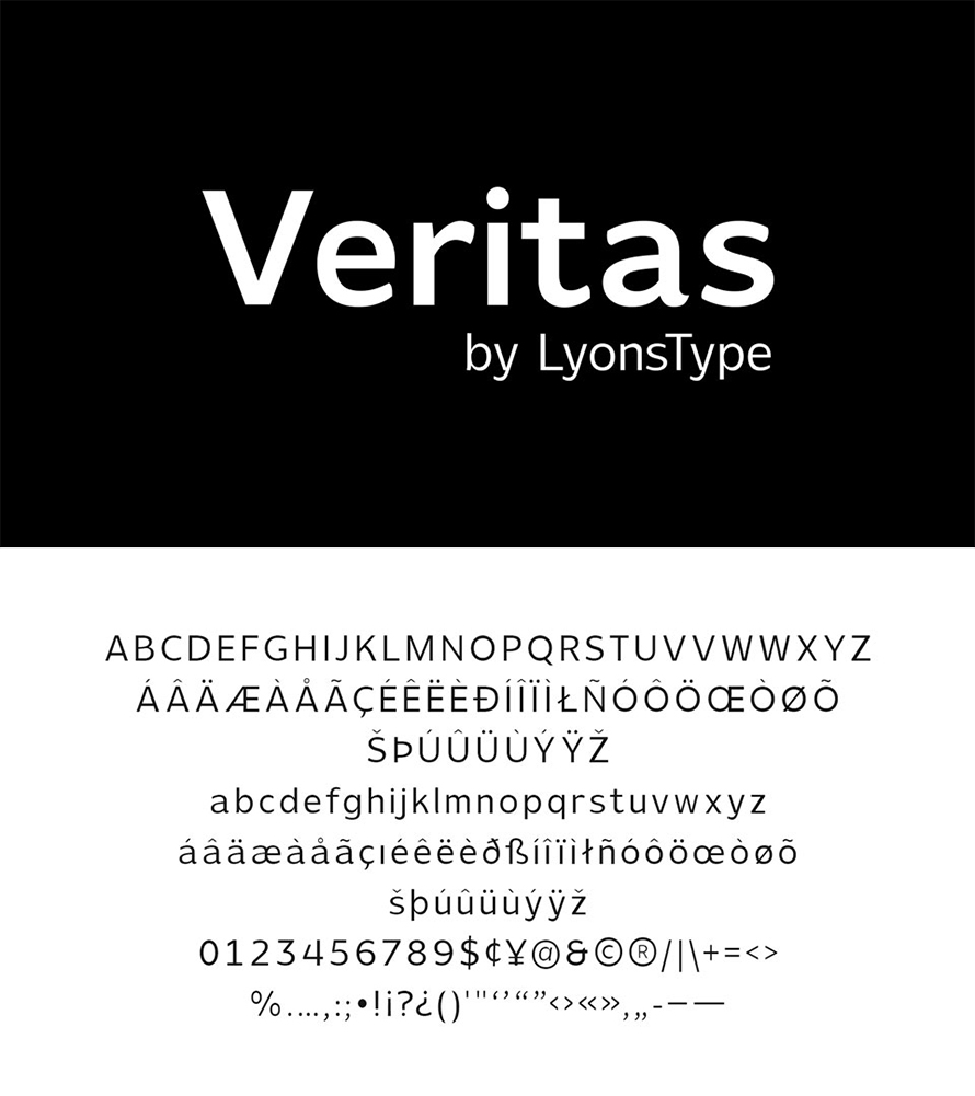 Lt Veritas Font