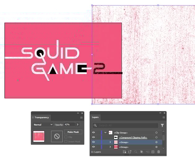 How to add more texture on logo