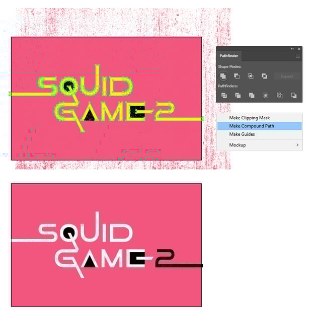 How to mask a vector texture
