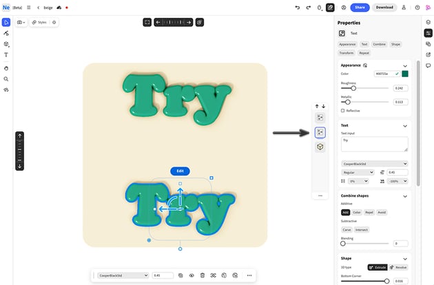 Use the Duplicate shortcut to copy the shape texture properties 