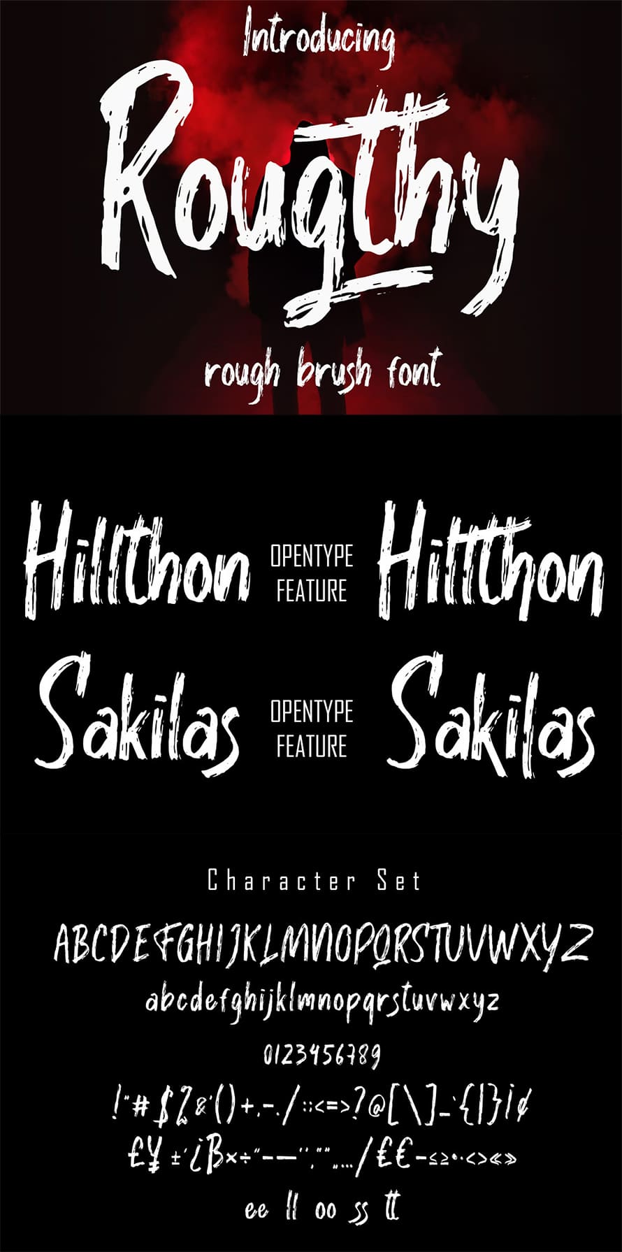 Rougthy Brush Font