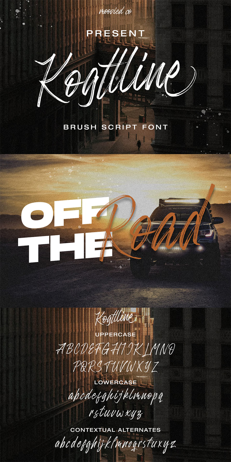 Kogttline Brush Font