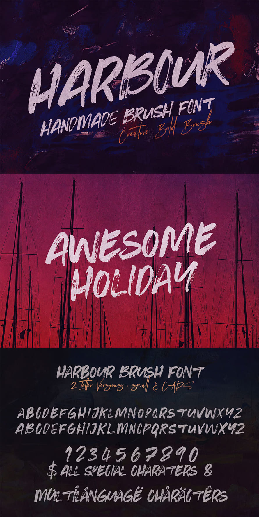 Harbour Brush Font