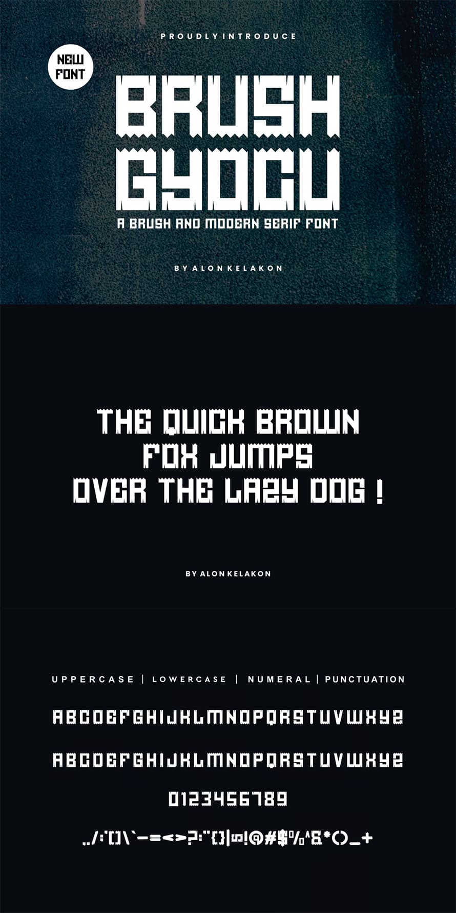 Brush Gyocu Brush Font