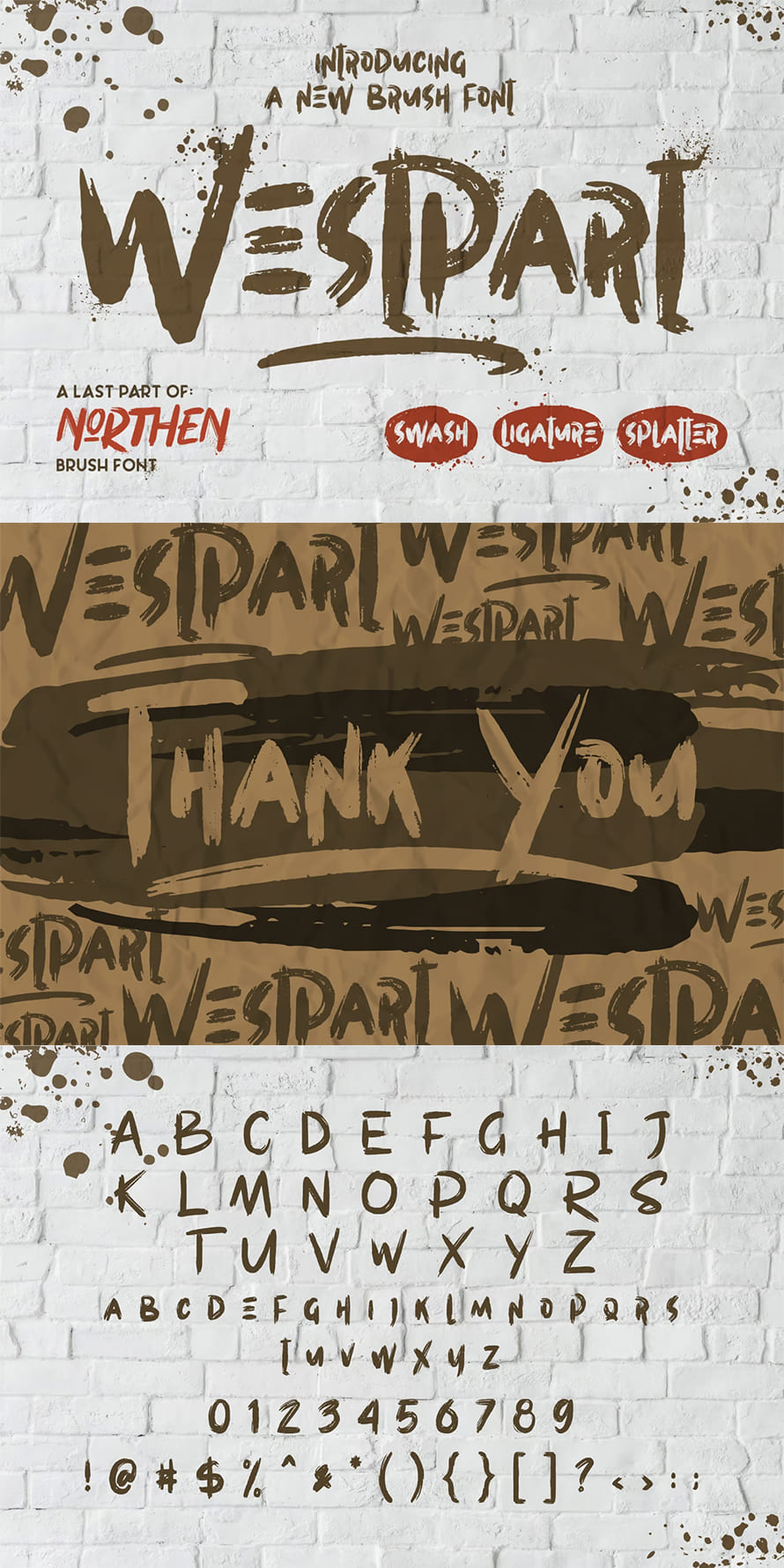 Westpart Brush Font