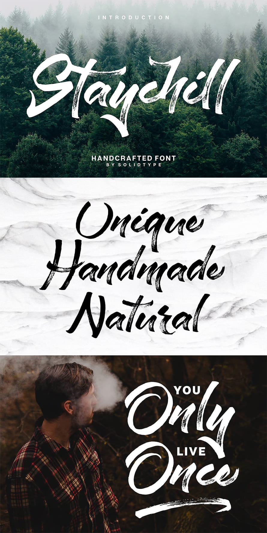 Staychill Brush Font