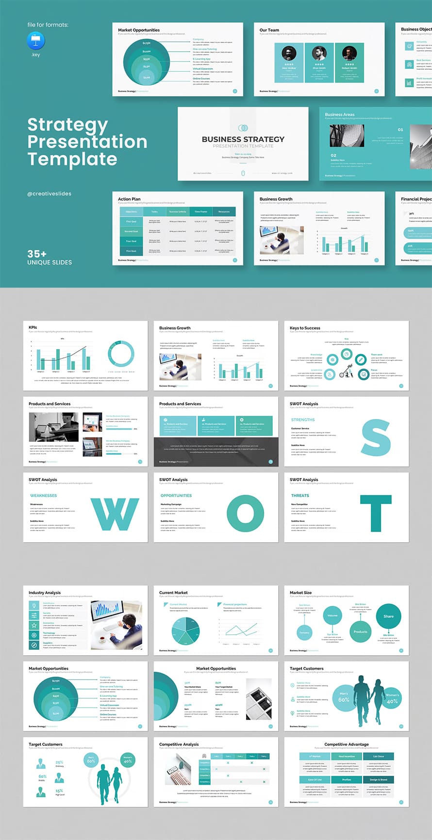 Business Strategy Keynote Template