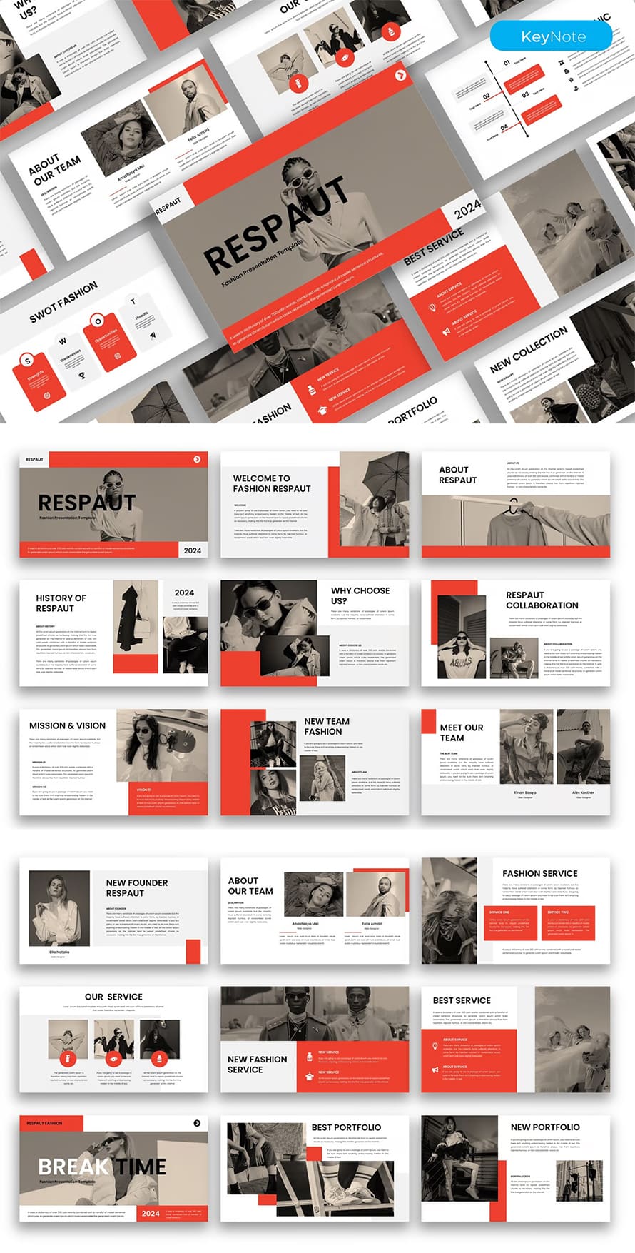 Respaut Fashion Keynote Template