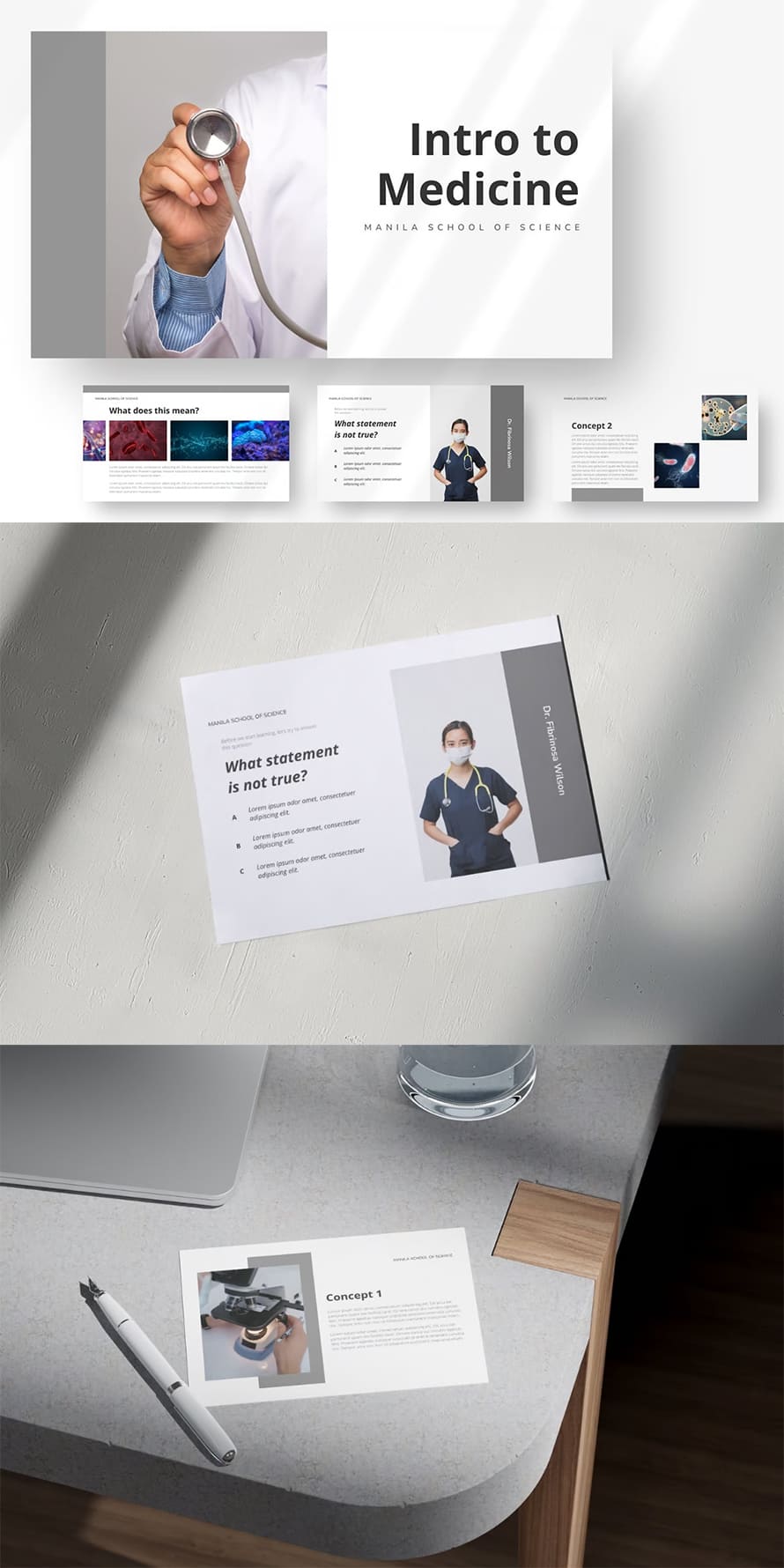 Medicine Education Presentation Template