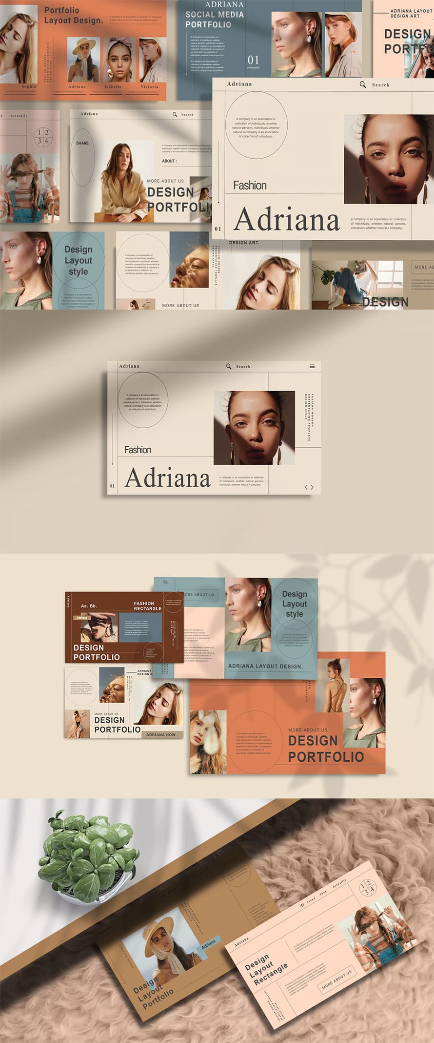 Adriana Fashion Keynote Template