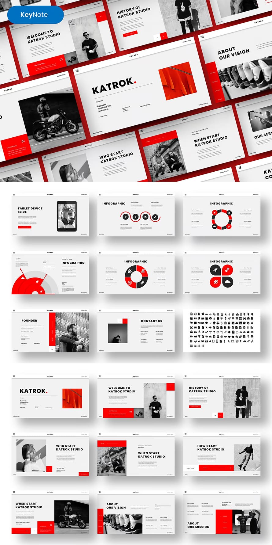 Katrok Business Keynote Template