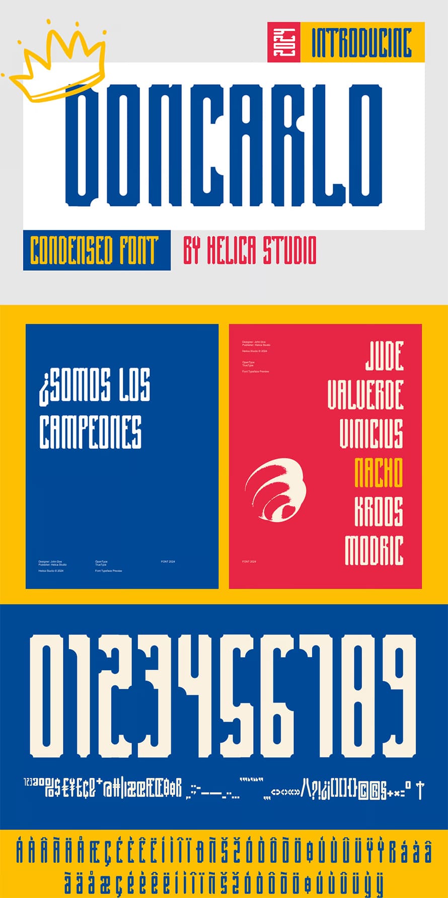 Doncarlo Condensed Font