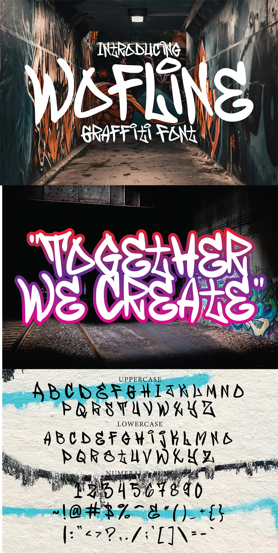 Wolfine Graffiti Font