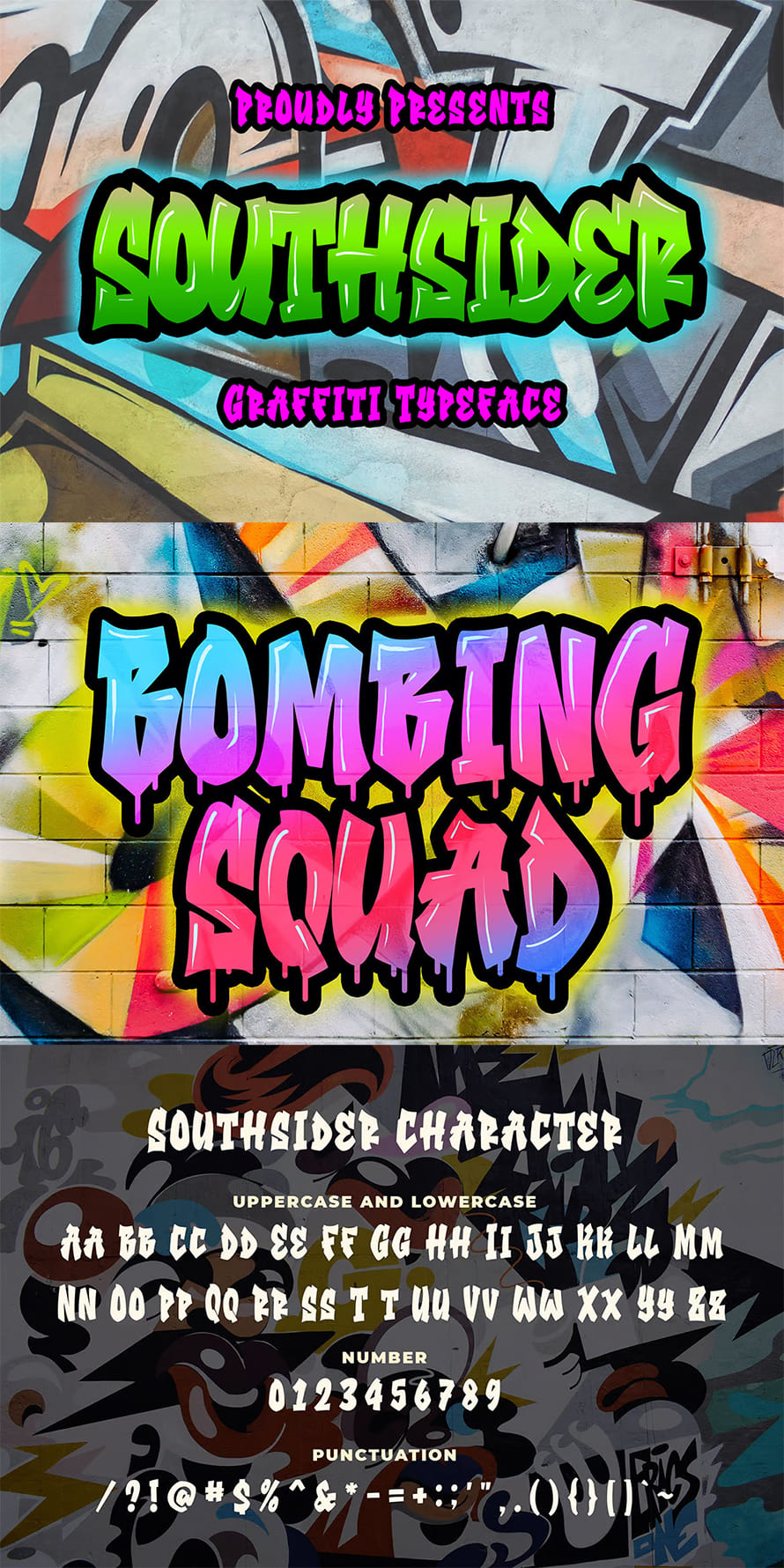 Southsider Graffiti Typeface