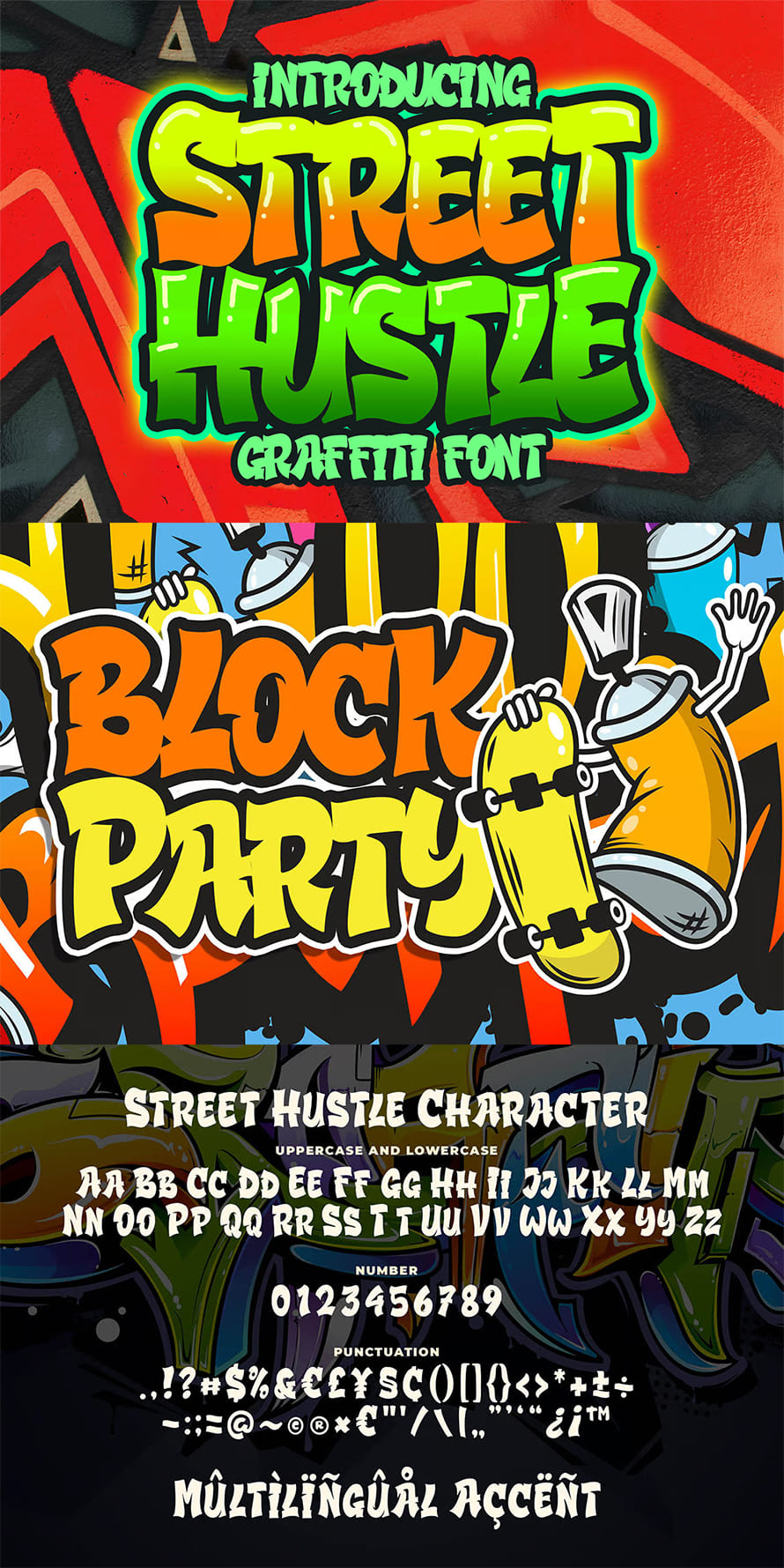 Street Hustle Graffiti Font