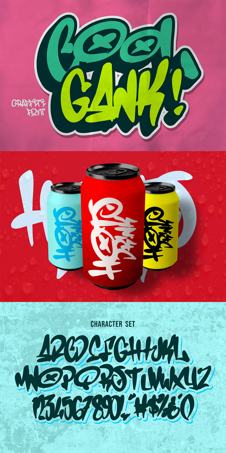 Coolgank Dynamic Graffiti Font