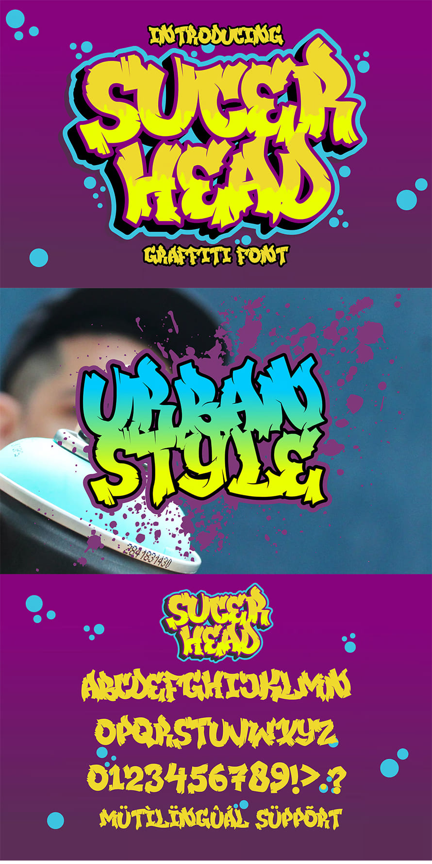 Sucer Head Woody Graffiti Font