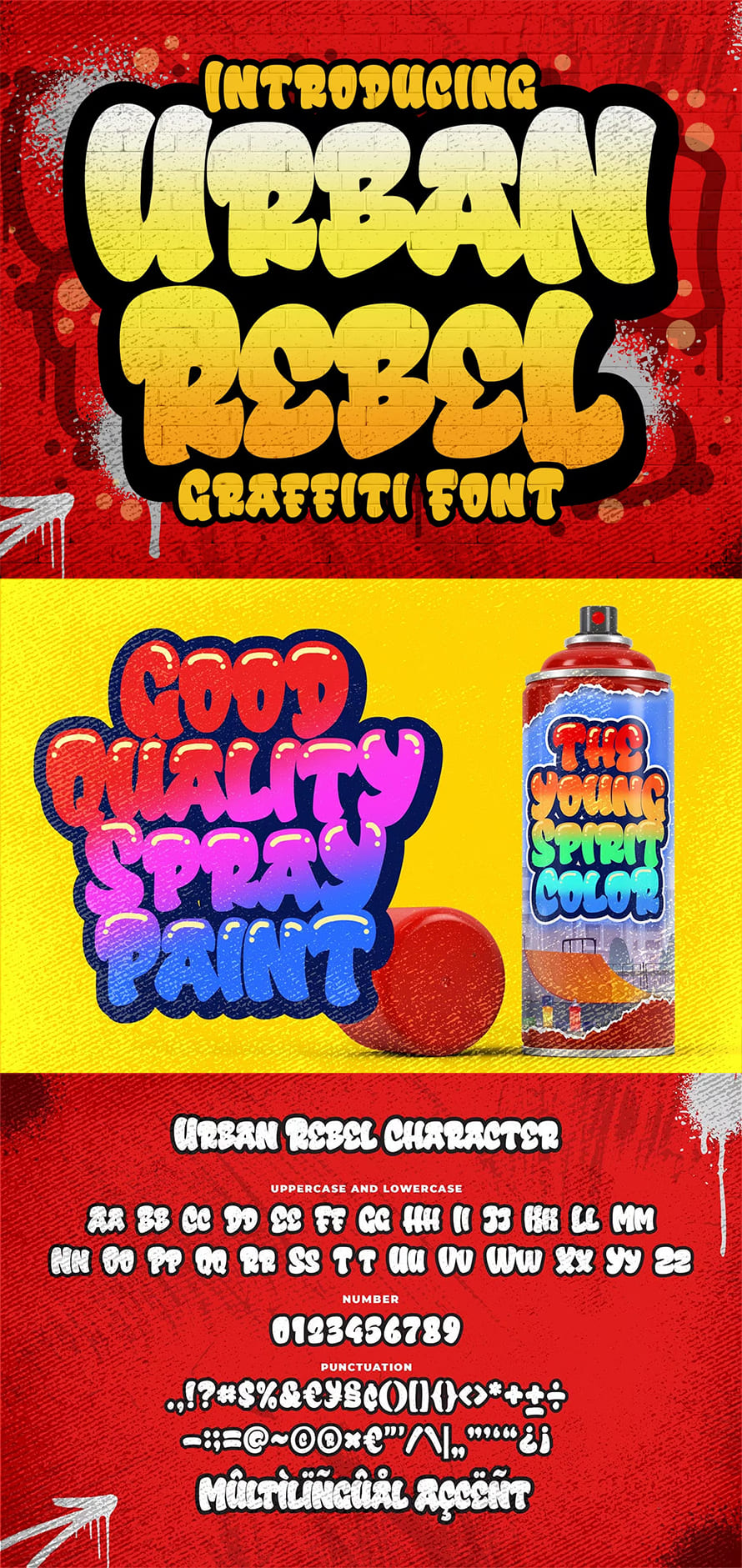 Urban Rebel a Graffiti Font