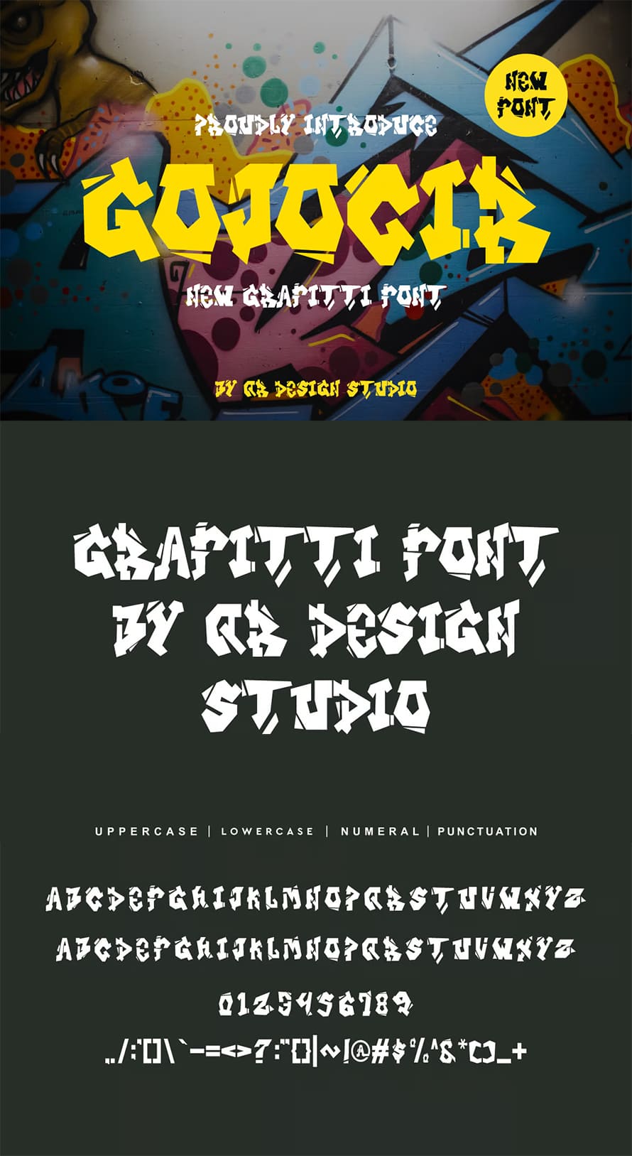 Gojocir Graffiti Font