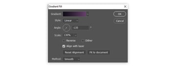 gradient settings