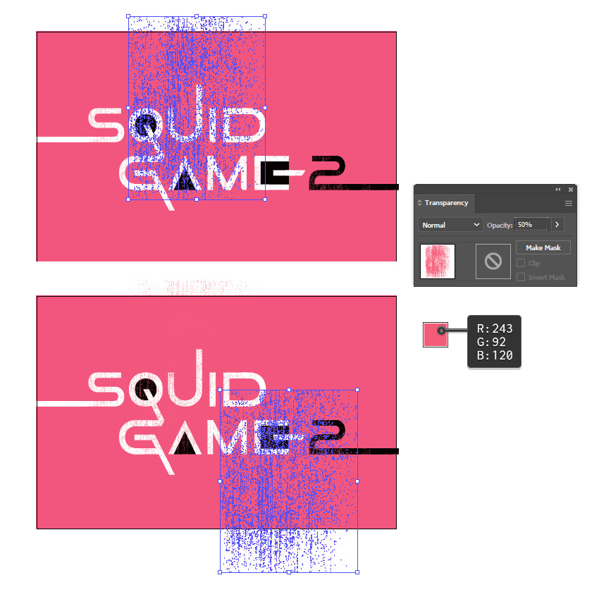 How to apply a gritty texture