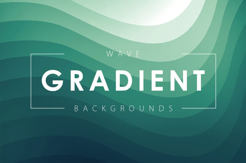 wave gradient backgrounds