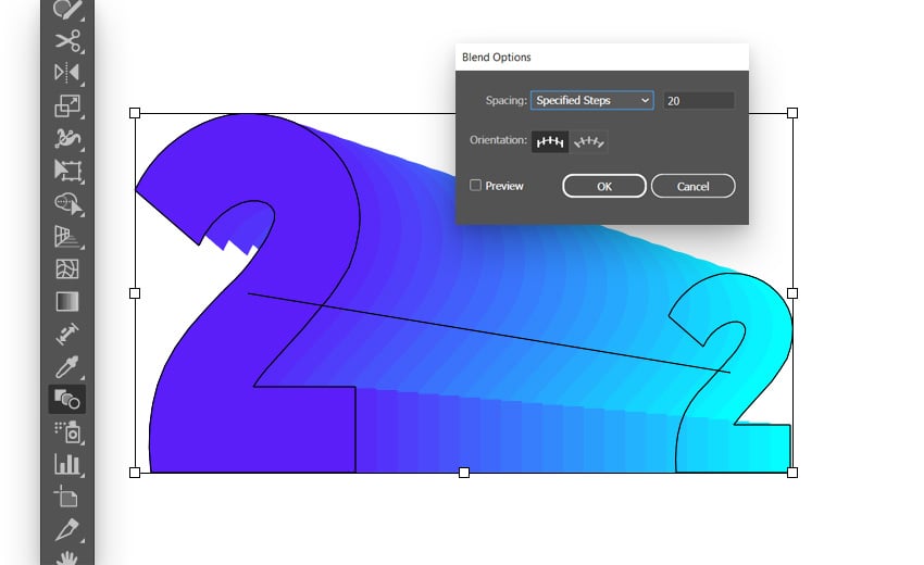 blend number shapes